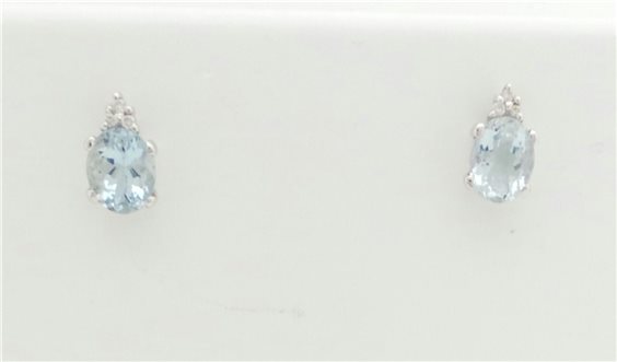 Orecchini Nimei Donna in Oro bianco Acquamarina ERD171 - ERD171